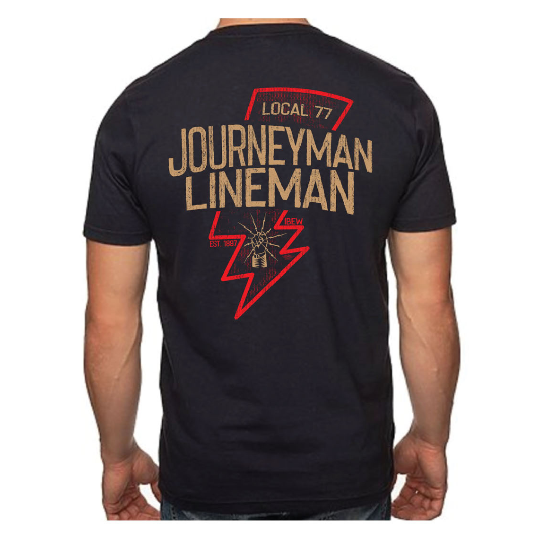 Journeyman Lineman Shirt — IBEW Local 77
